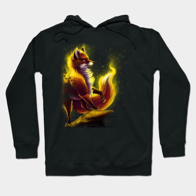 Fox Fire Hoodie by Unicornarama